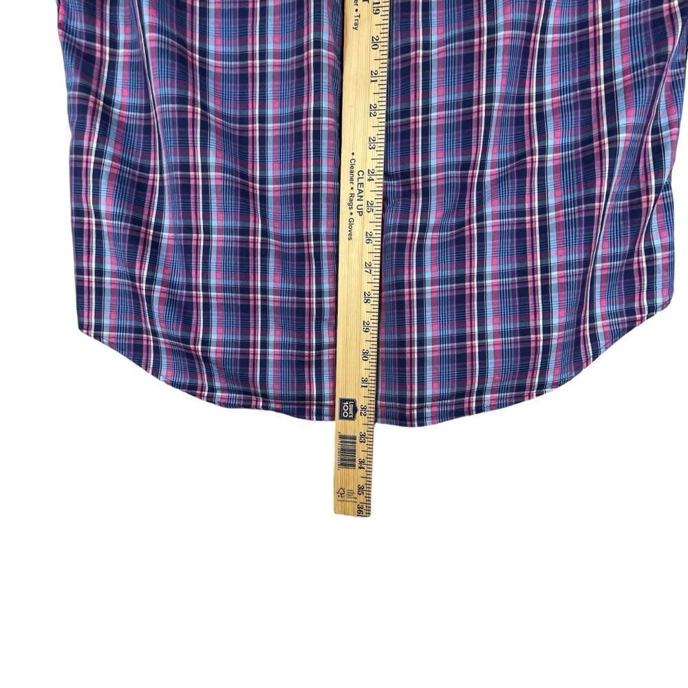 Men's Peter Millar Plaid Long Sleeve Button Down Dress‎ shirt Large - Picture 7 of 8